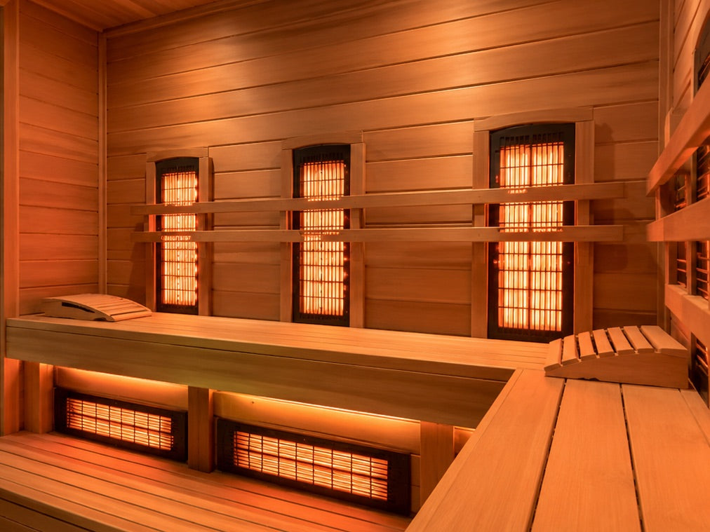 Inside of an Infrared Sauna