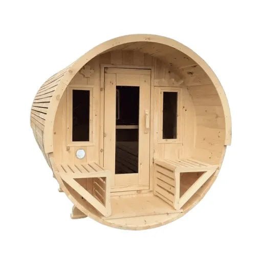 6 Person Barrel Sauna - Topture