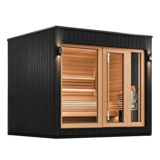 6 Person Outdoor Sauna - Topture
