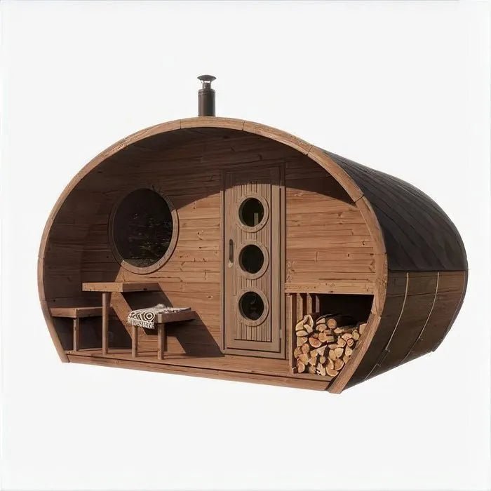 8 Person Traditional Sauna - Topture