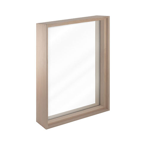 Framed dual-pane sauna window