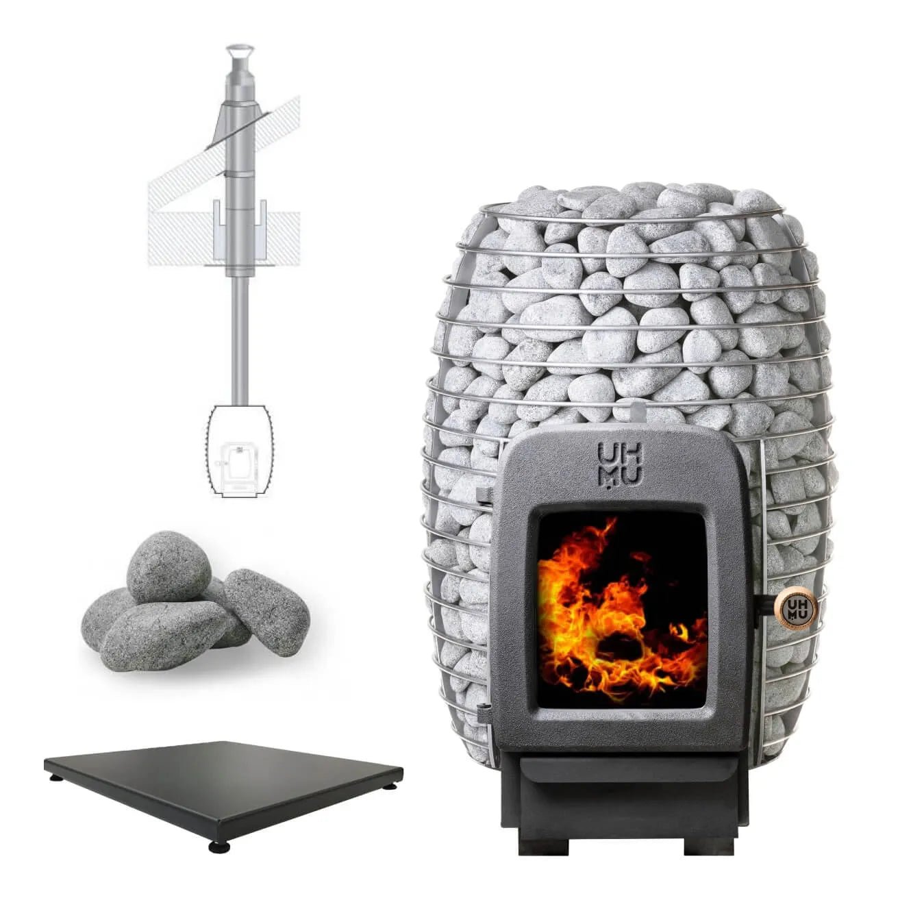 Wood Burning Sauna Heater Packages - Topture