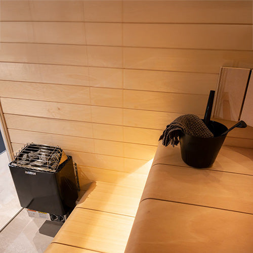 Harvia KIP Series Black Electric Sauna Heater w/ Built-In Controls (6kW/ 8kW) — image 3