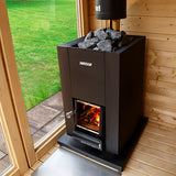Harvia Linear 18 Compact 14.3kW Wood Burning Sauna Stove | WKLI18CPTM — image 2