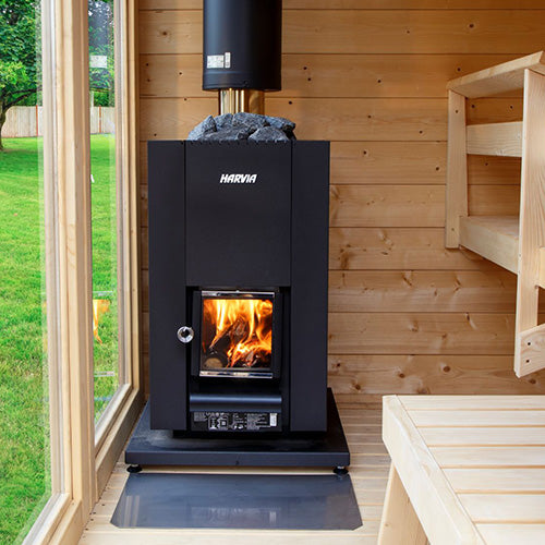 Harvia Linear 18 Compact 14.3kW Wood Burning Sauna Stove | WKLI18CPTM — image 3