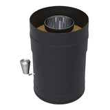 Harvia WHP270SPM insulated smoke damper, black