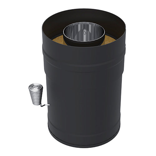Harvia WHP270SPM insulated smoke damper, black