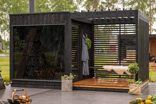 ThermaSol Nordic Misty Garden Privacy Fence — lifestyle 1