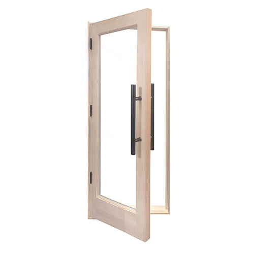 ProSaunas Solid Wood Sauna Door with Insulated Glass — 24″ × 70″