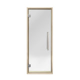 ProSaunas 24″ × 73″ Frameless Glass Sauna Door — Aspen frame, tinted glass