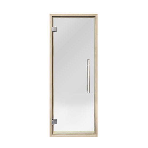 ProSaunas 24″ × 73″ Frameless Glass Sauna Door — Aspen frame, tinted glass