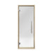 ProSaunas 24″ × 73″ Frameless Glass Sauna Door — Aspen frame, tinted glass