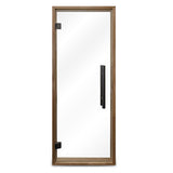 ProSaunas 24″ × 73″ Frameless Glass Sauna Door — Thermo-Aspen frame, clear glass