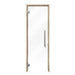 ProSaunas 24″ × 81″ Frameless Glass Sauna Door — Aspen frame, clear glass