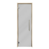 ProSaunas 24″ × 81″ Frameless Glass Sauna Door — Aspen frame, tinted glass