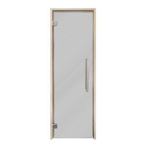 ProSaunas 24″ × 81″ Frameless Glass Sauna Door — Aspen frame, tinted glass