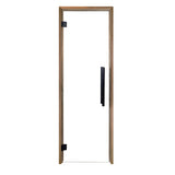 ProSaunas 24″ × 81″ Frameless Glass Sauna Door — Thermo-Aspen frame, clear glass