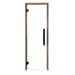 ProSaunas 24″ × 81″ Frameless Glass Sauna Door — Thermo-Aspen frame, clear glass