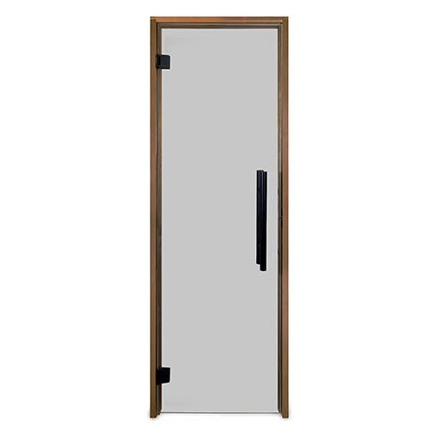 ProSaunas 24″ × 81″ Frameless Glass Sauna Door — Thermo-Aspen frame, tinted glass