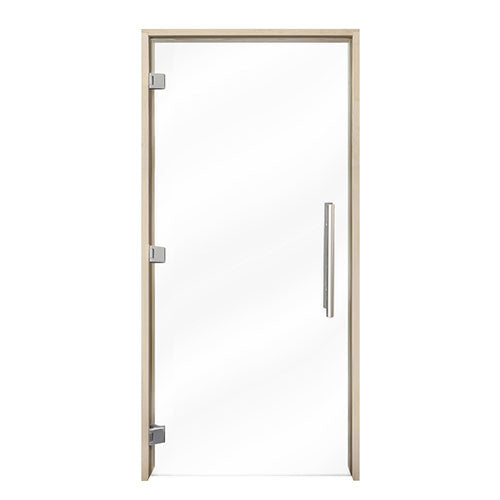 ProSaunas 36″ × 81″ ADA Frameless Glass Sauna Door — Aspen frame, clear glass