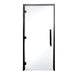 ProSaunas 36″ × 81″ ADA Frameless Glass Sauna Door — Black Alder frame, clear glass