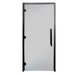 ProSaunas 36″ × 81″ ADA Frameless Glass Sauna Door — Black Alder frame, tinted glass