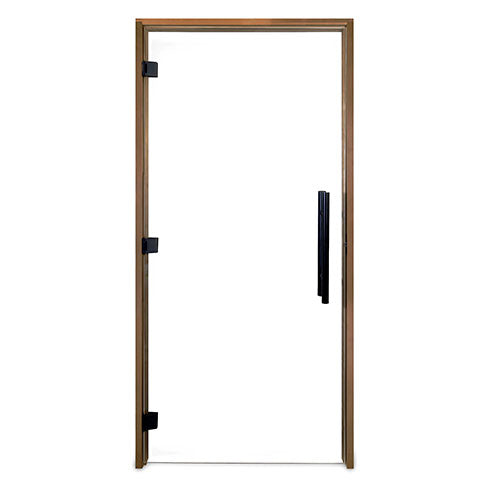 ProSaunas 36″ × 81″ ADA Frameless Glass Sauna Door — Thermo-Aspen frame, clear glass