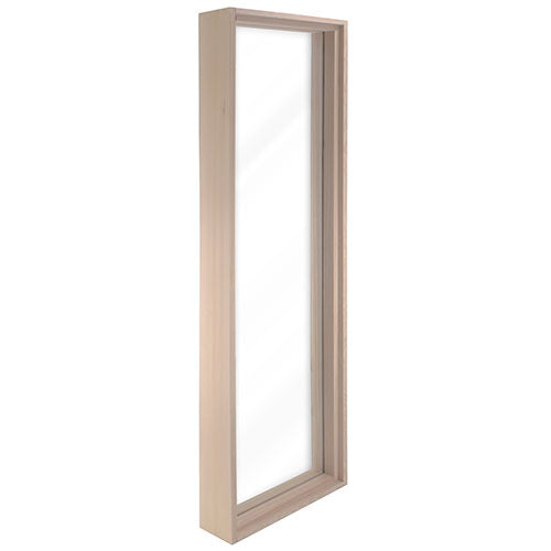 ProSaunas Framed Dual-Pane Sauna Window — 16″ × 60″, clear glass