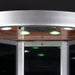 Ariel Platinum DZ963F8 steam shower ceiling with green LED chromotherapy lights