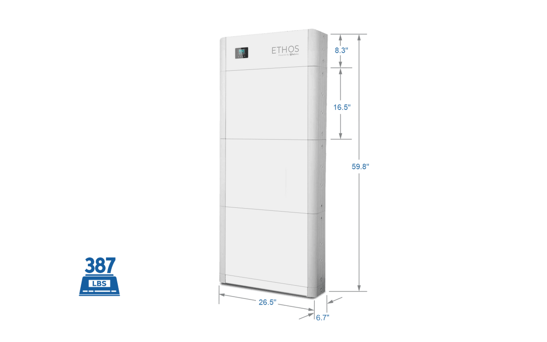 BigBattery - ETHOS 15.4KWH Stackable Battery (3 Module) - Topture