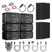 Bluetti AC500 10,000W/12,288Wh Solar Generator Kit | 4 x B300S 3072Wh Batteries | 8 x 335W Mono Solar Panels | Complete Solar Kit - Topture