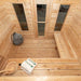 Dundalk Leisurecraft Georgian Cabin Sauna Canadian Timber 6 Person | CTC88W - Topture
