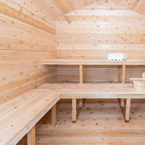 Dundalk Leisurecraft Georgian Cabin Sauna with Changeroom Canadian Timber 6 Person | CTC88CW - Topture