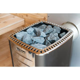 Dundalk Leisurecraft Georgian Cabin Sauna With Porch Canadian Timber 6 Person | CTC88PW - Topture