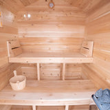 Dundalk Leisurecraft Granby Cabin Sauna Canadian Timber 2 - 3 Person | CTC66W - Topture
