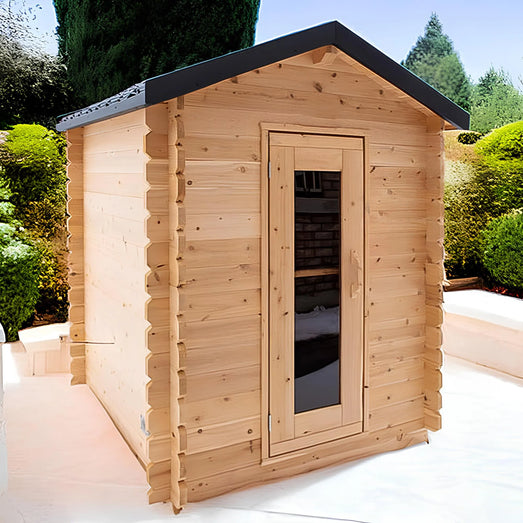 Dundalk Leisurecraft Granby Cabin Sauna Canadian Timber 2 - 3 Person | CTC66W - Topture