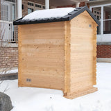Dundalk Leisurecraft Granby Cabin Sauna Canadian Timber 2 - 3 Person | CTC66W - Topture