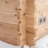 Dundalk Leisurecraft Granby Cabin Sauna Canadian Timber 2 - 3 Person | CTC66W - Topture