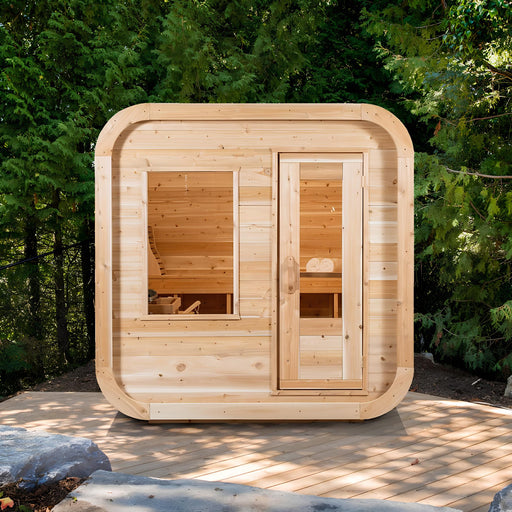 Dundalk Leisurecraft Luna Sauna Canadian Timber 2 - 4 Person | CTC22LU - Topture