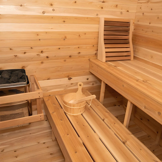 Dundalk Leisurecraft Luna Sauna Canadian Timber 2 - 4 Person | CTC22LU - Topture