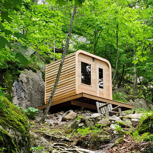 Dundalk Leisurecraft Luna Sauna Canadian Timber 2 - 4 Person | CTC22LU - Topture