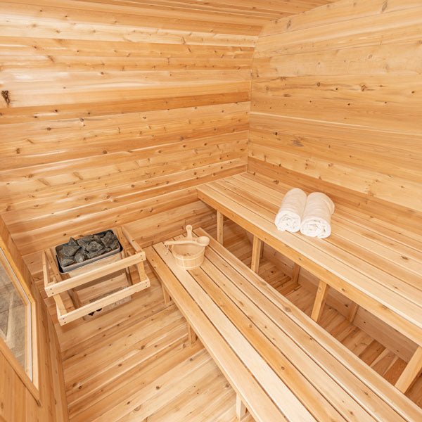Dundalk Leisurecraft Luna Sauna Canadian Timber 2-4 Person | CTC22LU - Topture