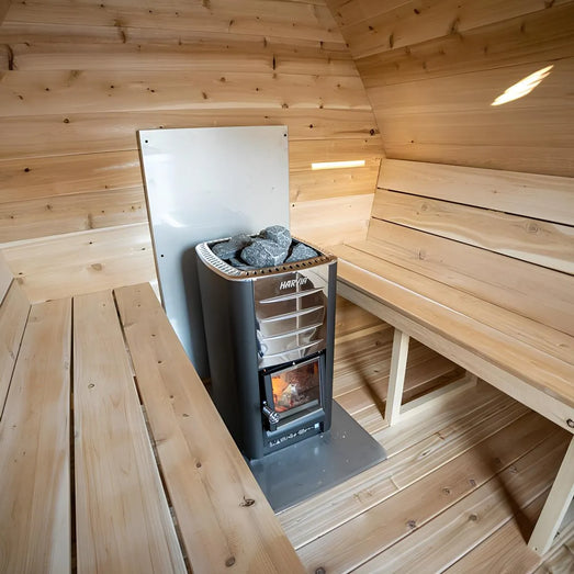 Dundalk Leisurecraft MiniPOD Sauna Canadian Timber 2 - 4 Person | CTC77MW - Topture