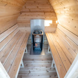 Dundalk Leisurecraft MiniPOD Sauna Canadian Timber 2 - 4 Person | CTC77MW - Topture