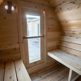 Dundalk Leisurecraft MiniPOD Sauna Canadian Timber 2 - 4 Person | CTC77MW - Topture
