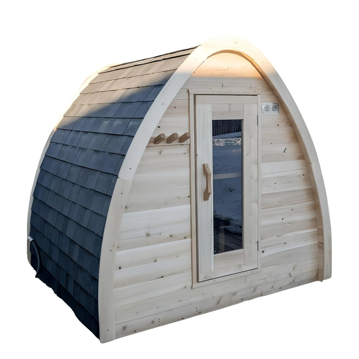 Dundalk Leisurecraft MiniPOD Sauna Canadian Timber 2 - 4 Person | CTC77MW - Topture