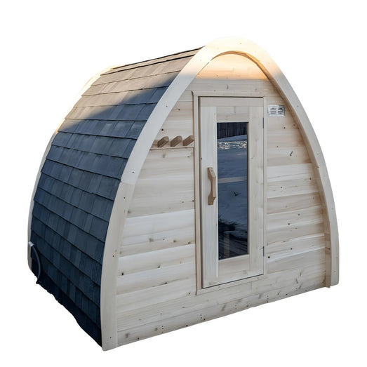 Dundalk Leisurecraft MiniPOD Sauna Canadian Timber 2 - 4 Person | CTC77MW - Topture