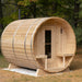 Dundalk Leisurecraft Serenity Barrel Sauna Canadian Timber 4 Person | CTC2245W - Topture