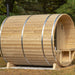 Dundalk Leisurecraft Serenity Barrel Sauna Canadian Timber 4 Person | CTC2245W - Topture