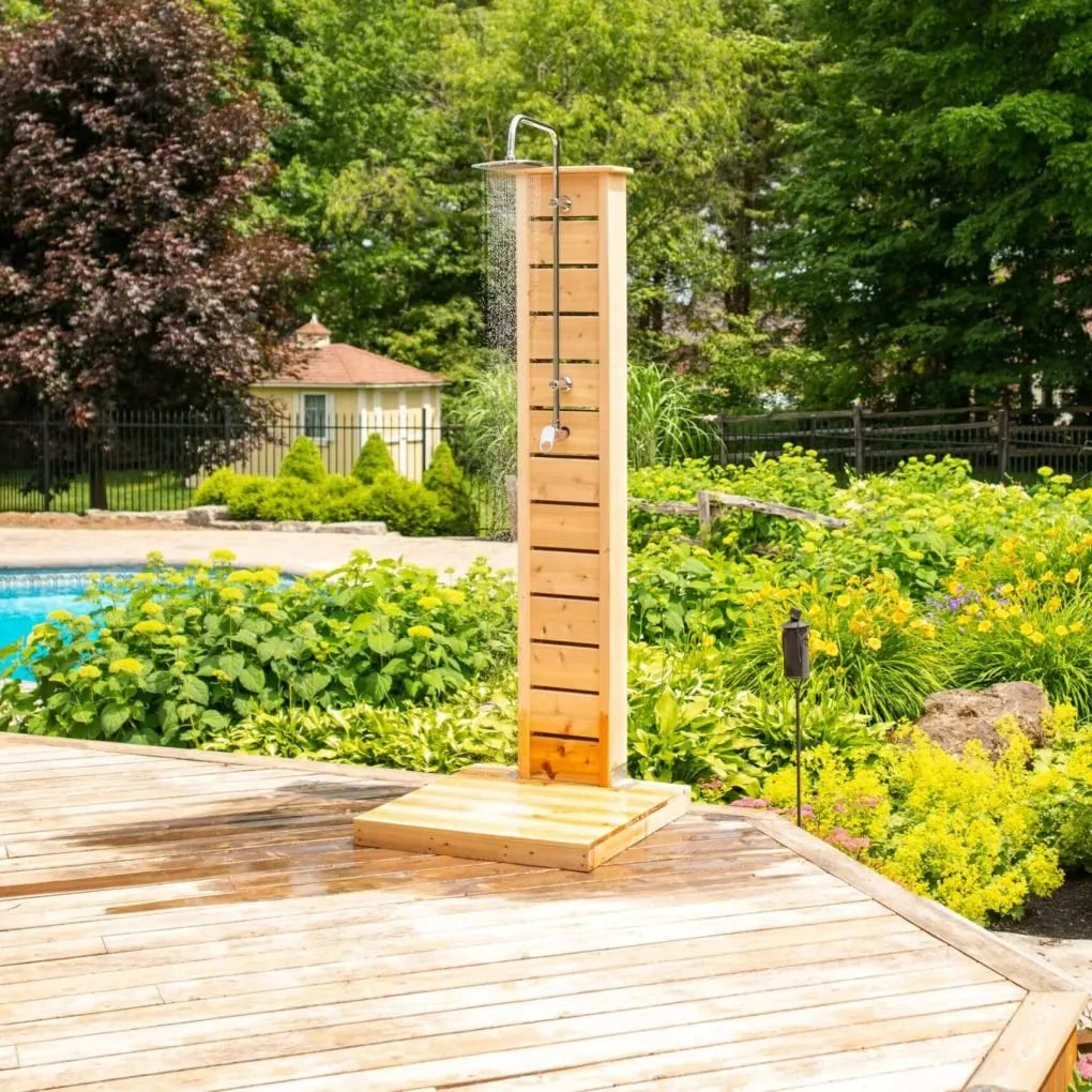 Dundalk Leisurecraft Sierra Pillar Outdoor Shower - Topture